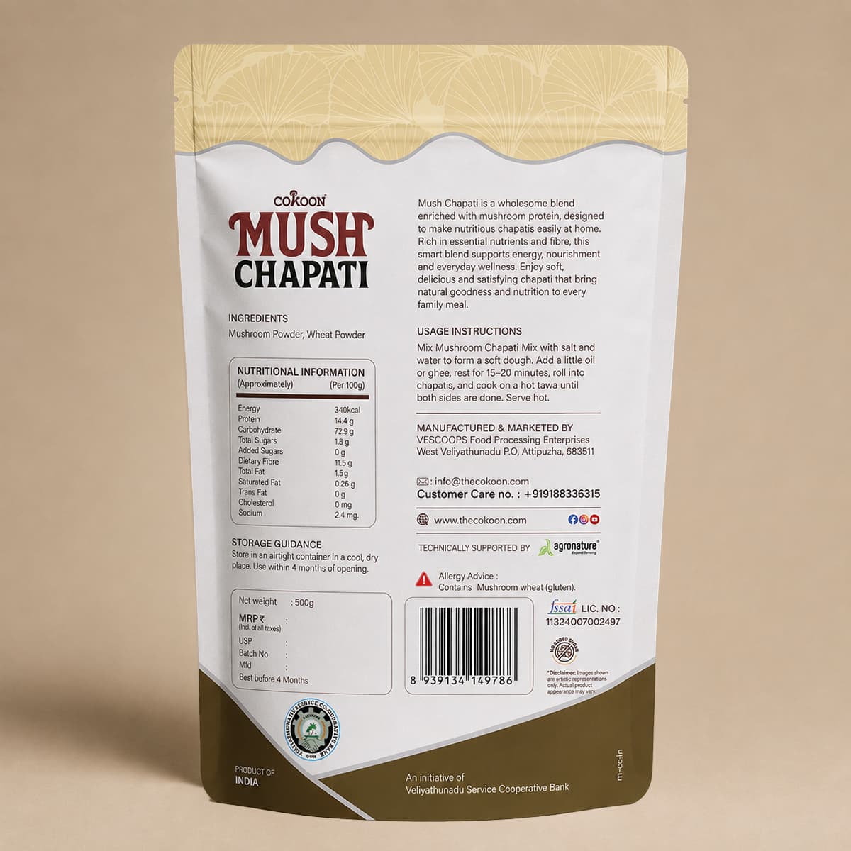 Cokoon Mush Chapati Mix image 2