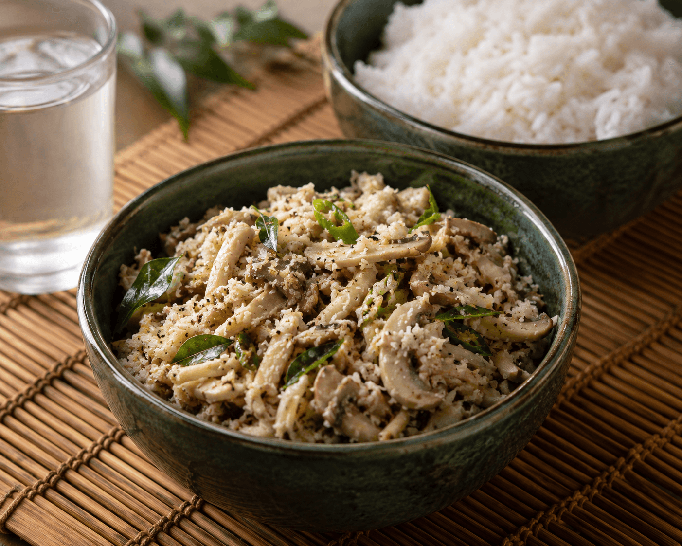 Oyster Mushroom Thoran